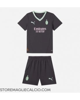 AC Milan Maglia Gara Terza Repliche 2024-25 Bambino